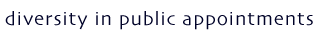 Diversity in Public Appointments